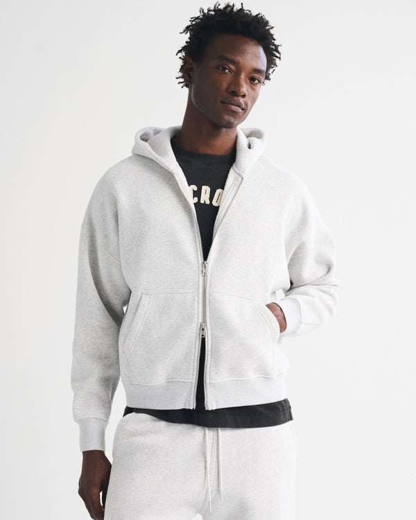Abercrombie & Fitch Essential Full-Zip Hoodie
