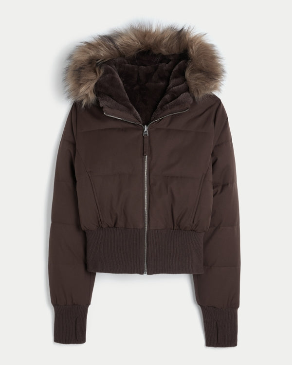 Hollister Peyton Reversible Puffer Jacket