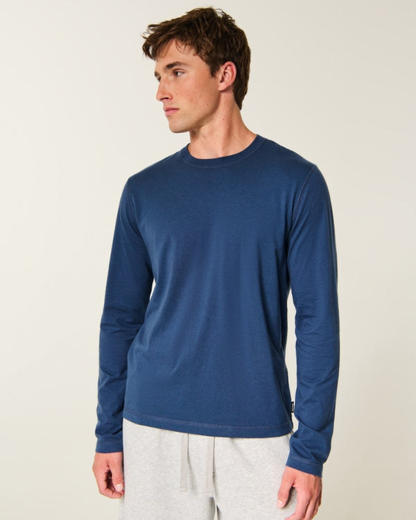 Hollister Long-Sleeve Cotton Layering T-Shirt