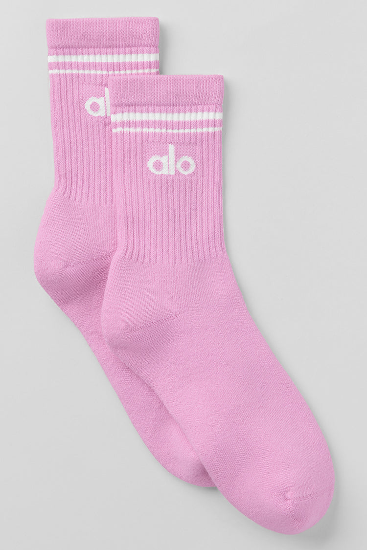 Alo Unisex Half-Crew Throwback Sock
