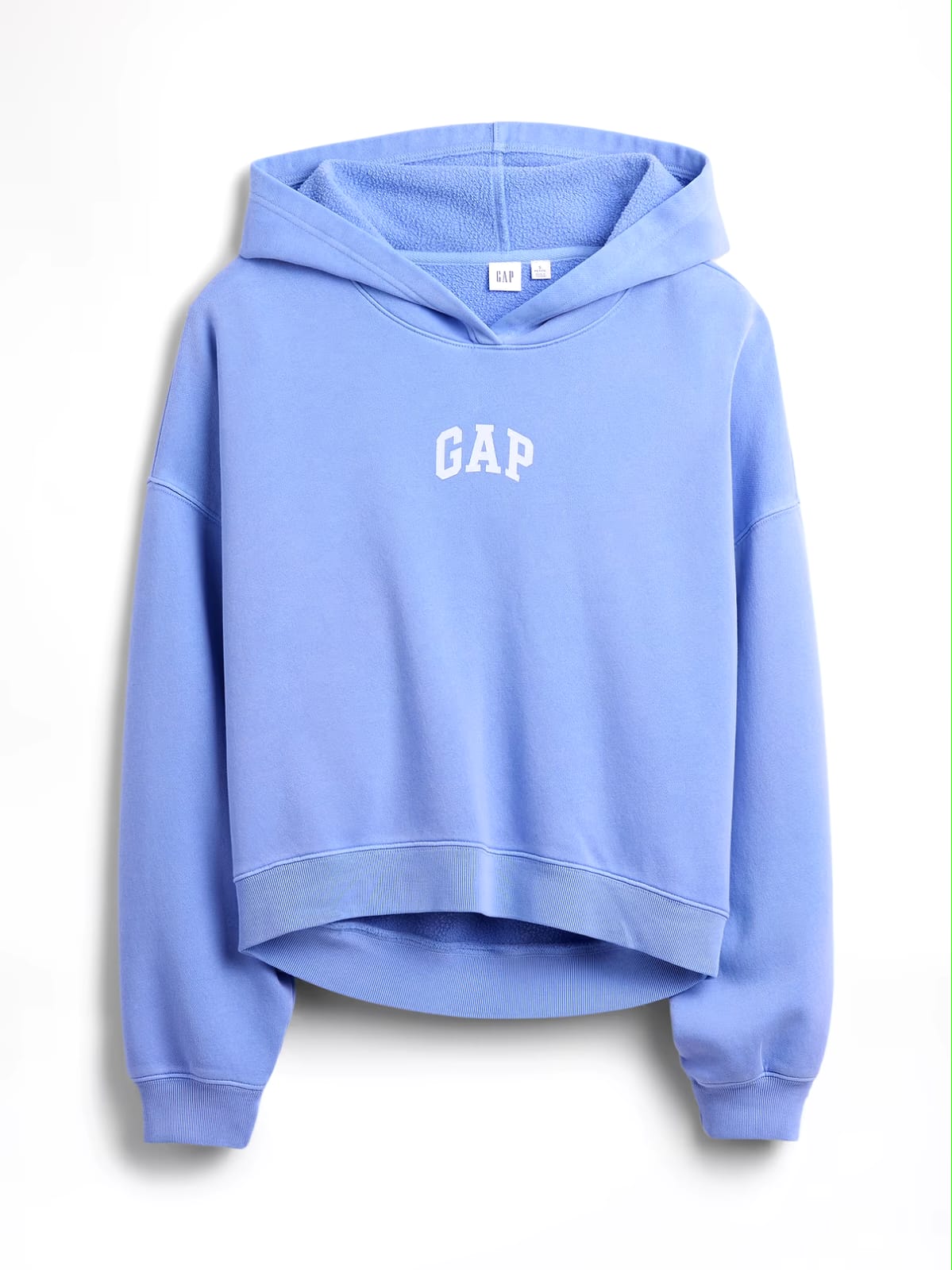 Gap Relaxed Mini-Logo Cropped Hoodie