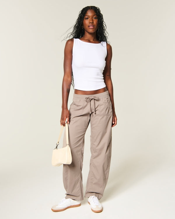 Hollister Remi Ultra Low-Rise Barrel Pants