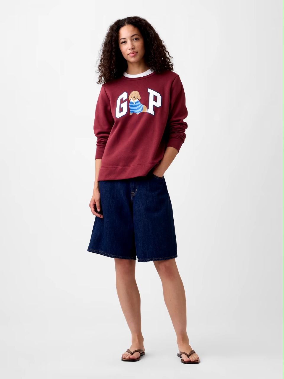 Relaxed Gap Logo Sweatshirt