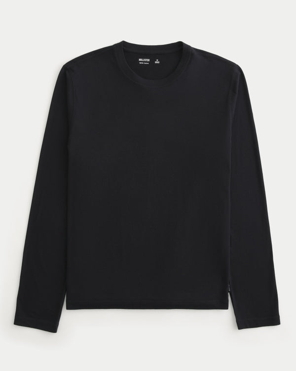 Hollister Long-Sleeve Cotton Layering T-Shirt