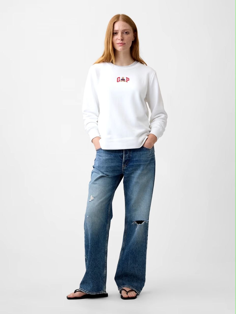 Relaxed Gap Logo Sweatshirt