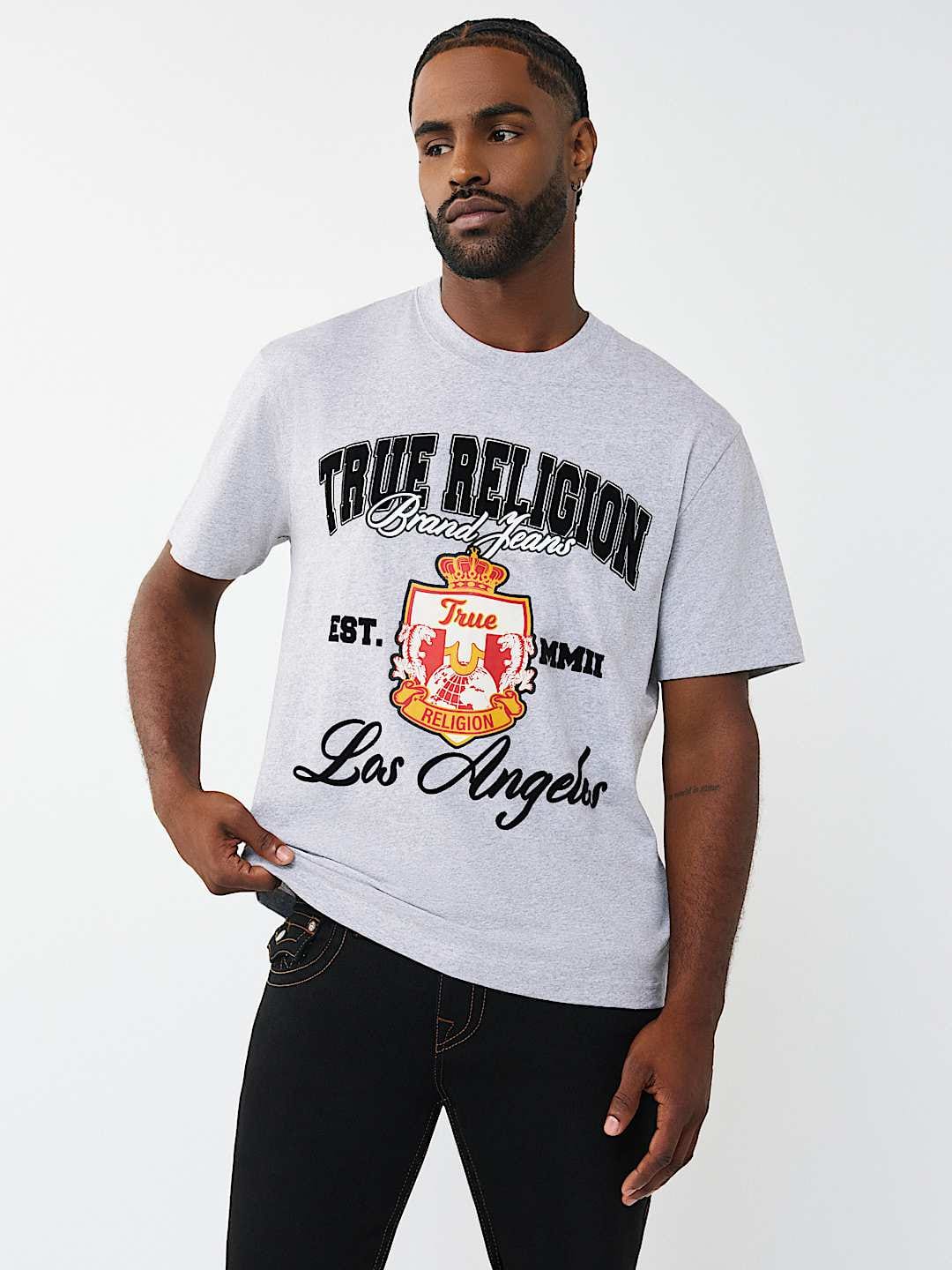 True Religion elite crest logo tee