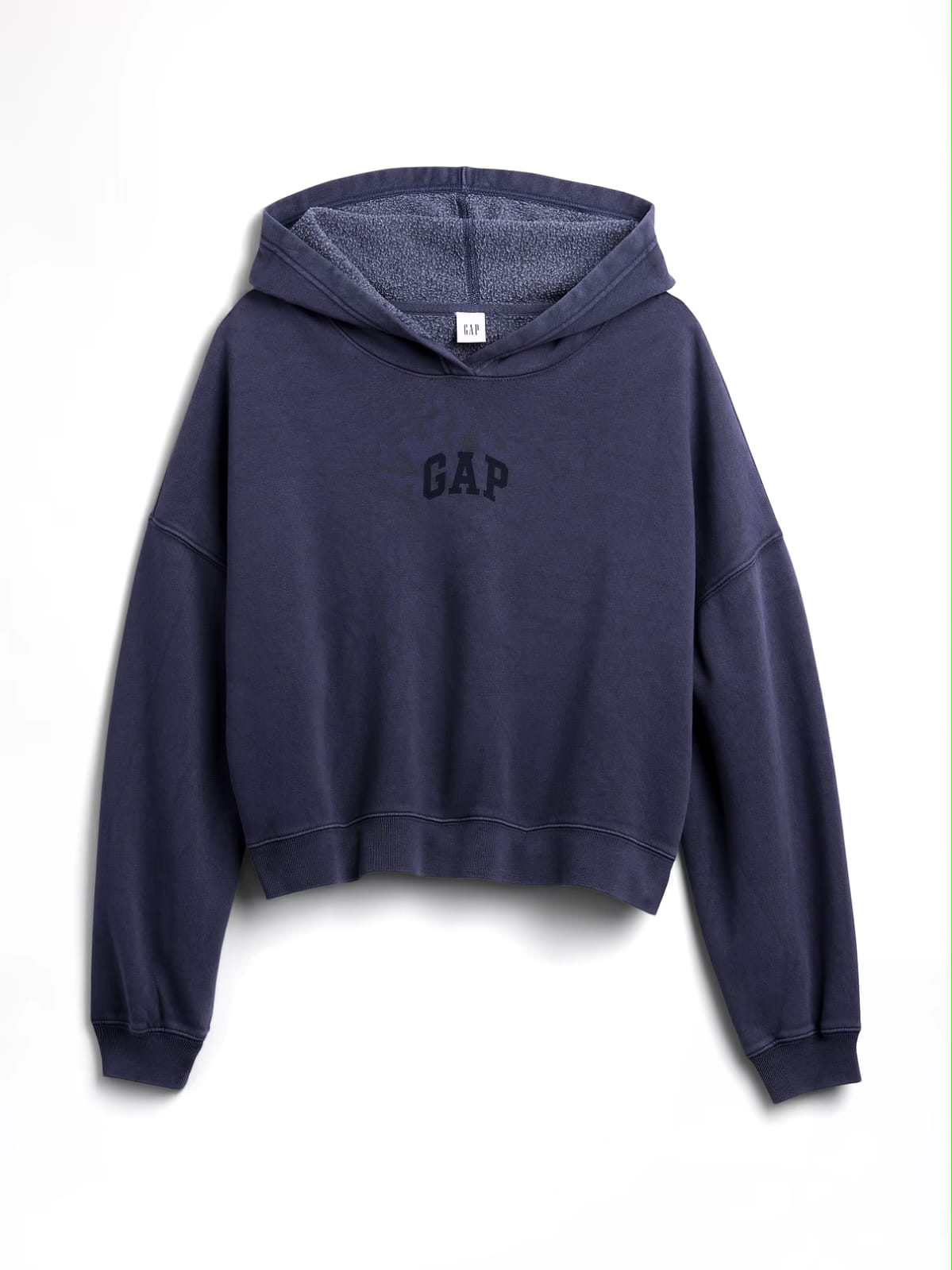 Gap Relaxed Mini-Logo Cropped Hoodie