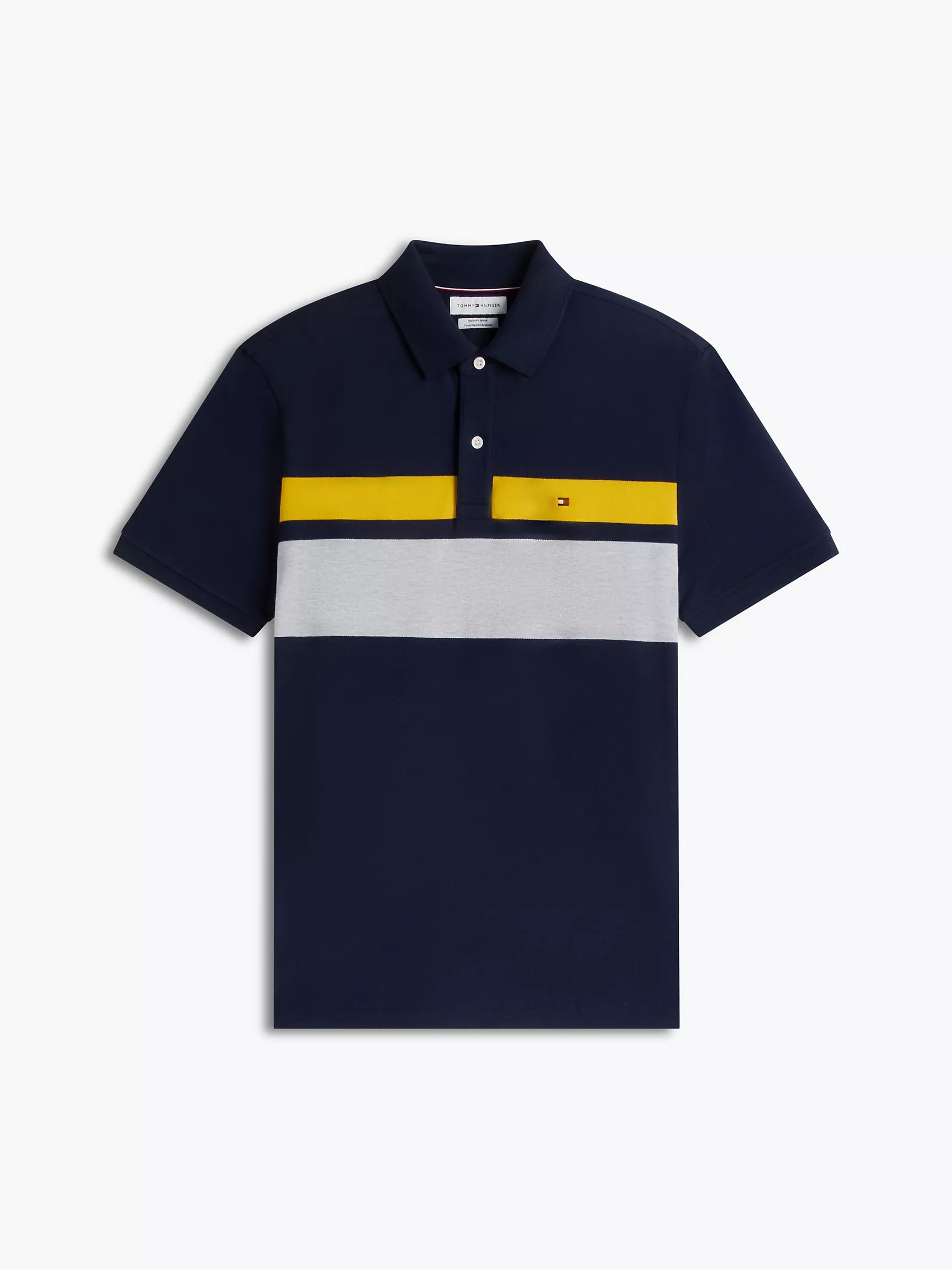 Tommy Hilfiger Regular Fit Block Stripe Polo