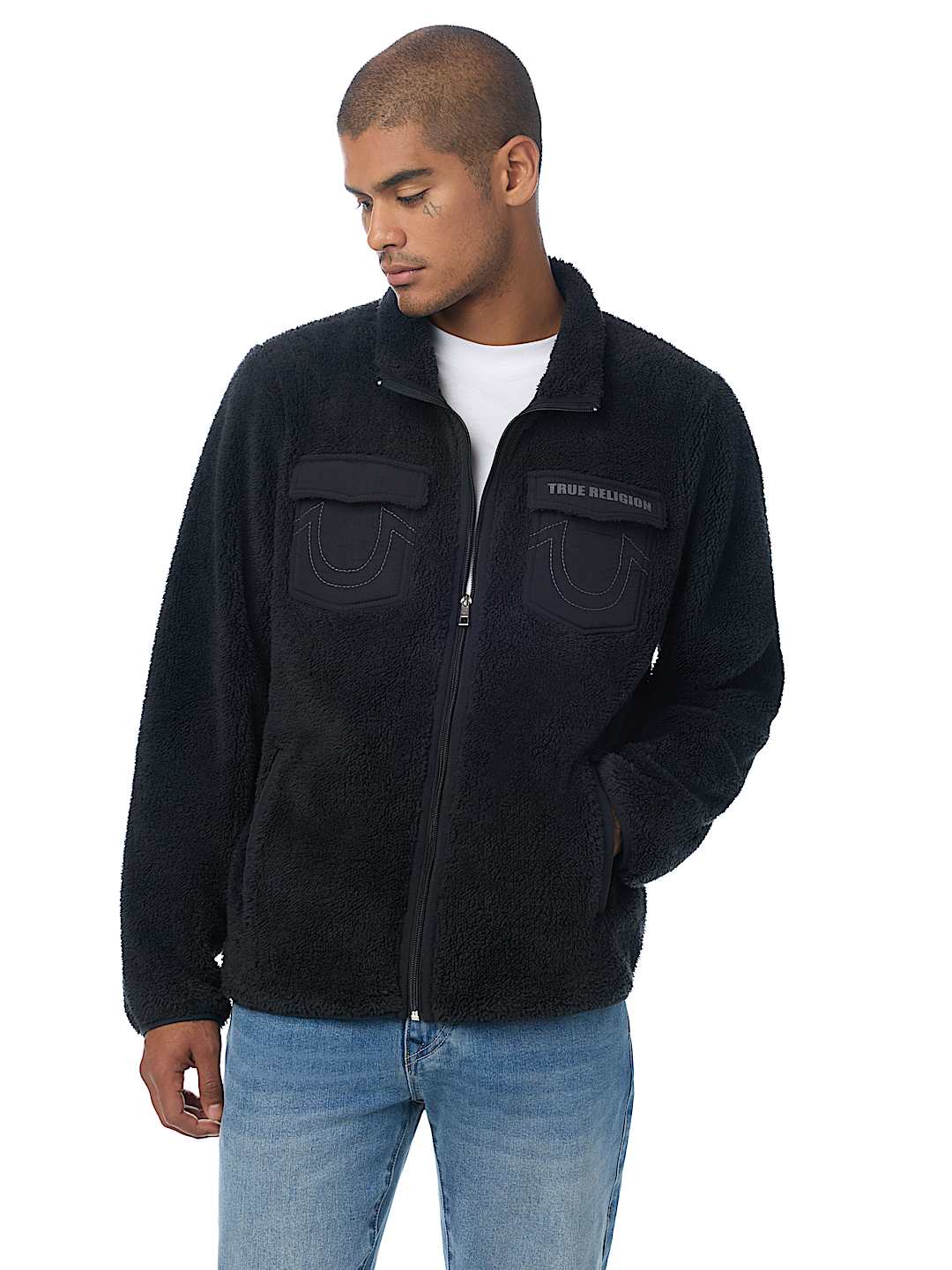 True Religion sherpa jacket