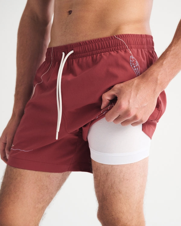 Warm Maroon Pattern 