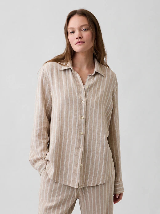 White Khaki Stripe