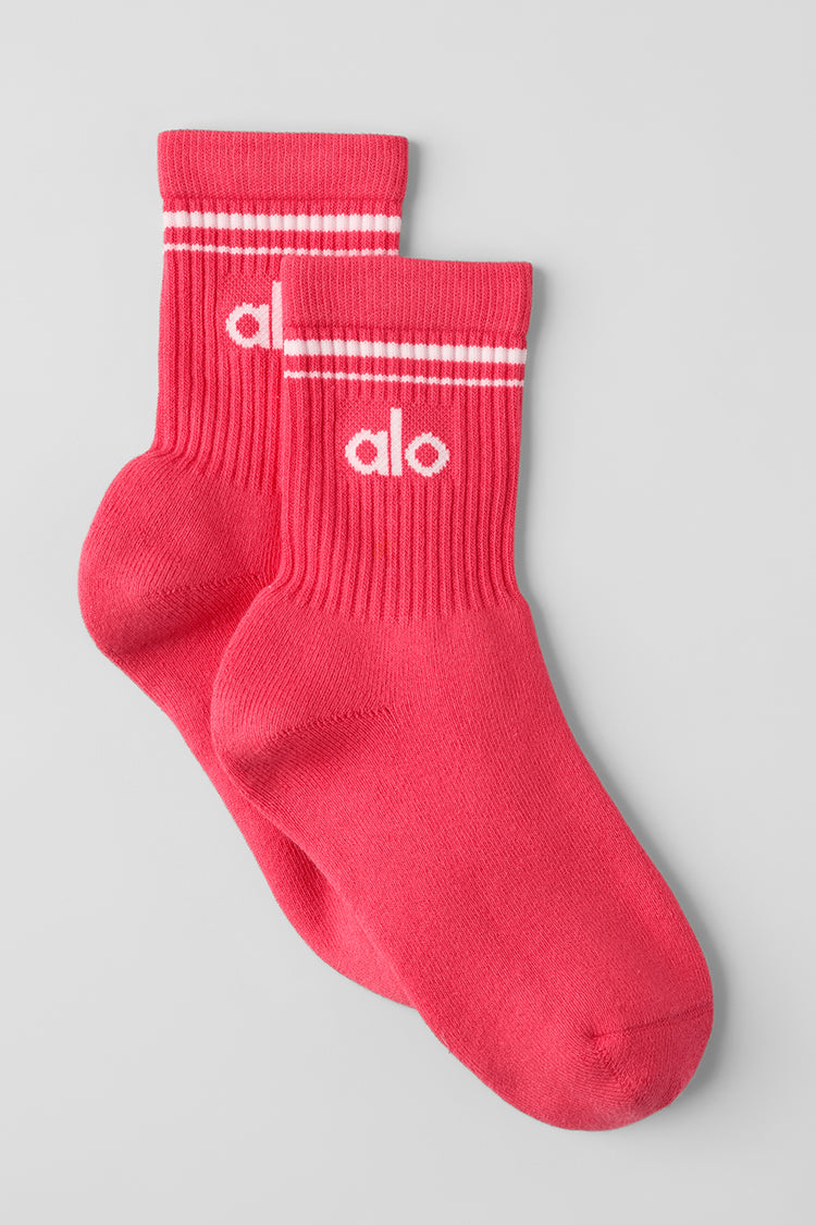 Alo Unisex Half-Crew Throwback Sock