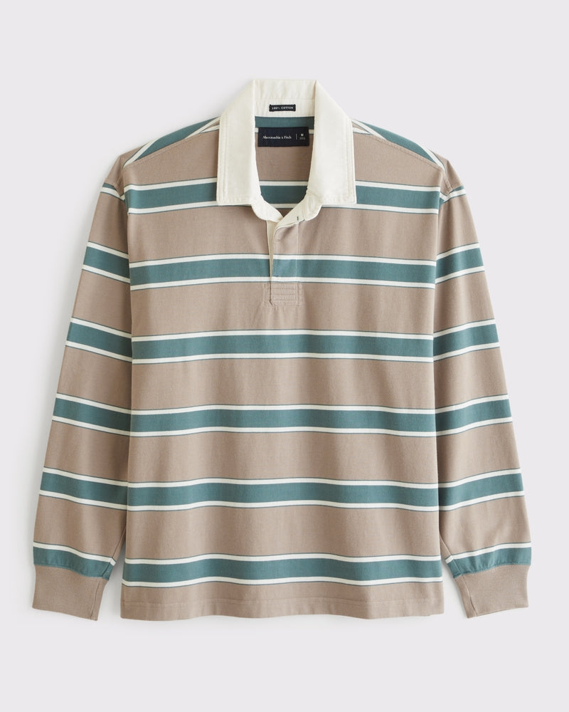 Abercrombie & Fitch Premium Heavyweight Rugby Polo