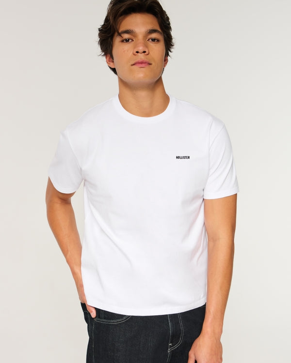 Hollister Relaxed Heavyweight Cotton Logo T-Shirt