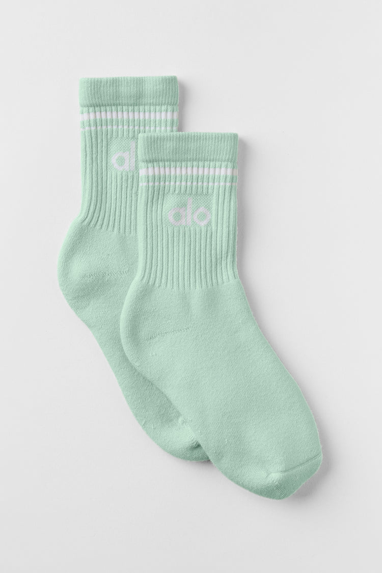 Alo Unisex Half-Crew Throwback Sock