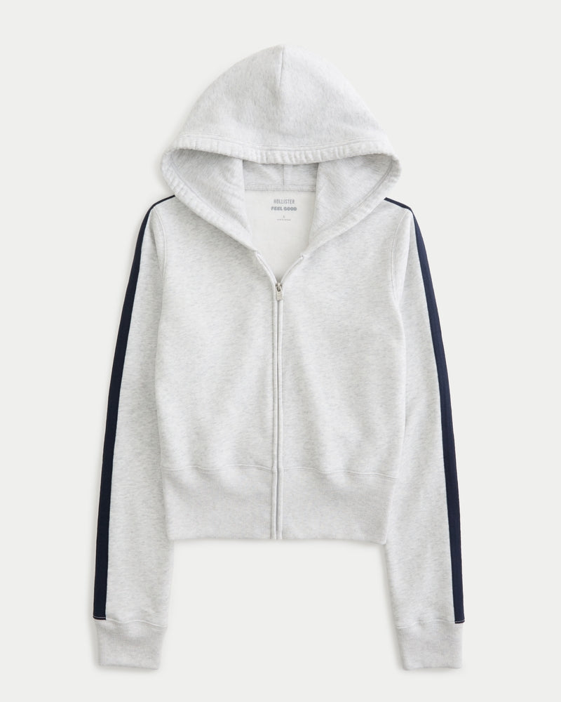 Hollister Hollister Feel Good Zip-Up Hoodie