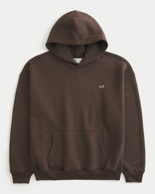 Hollister Boxy Washed Icon Hoodie