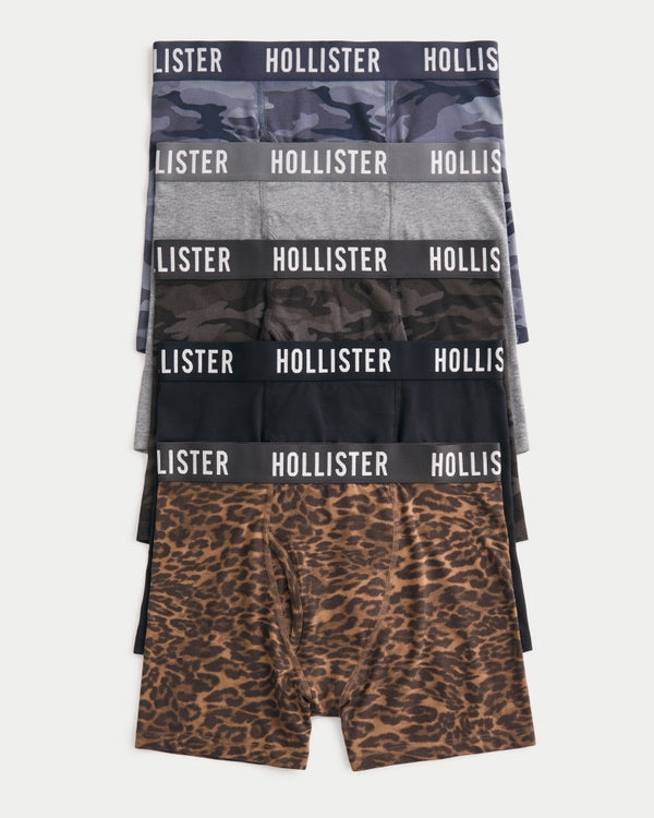 Hollister Longer-Length Fly Front Boxer Brief 7-Pack