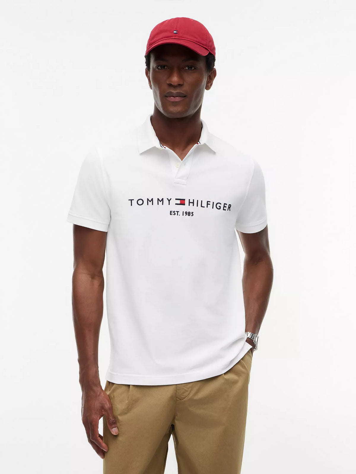 Tommy Hilfiger Embroidered Tommy Logo Polo