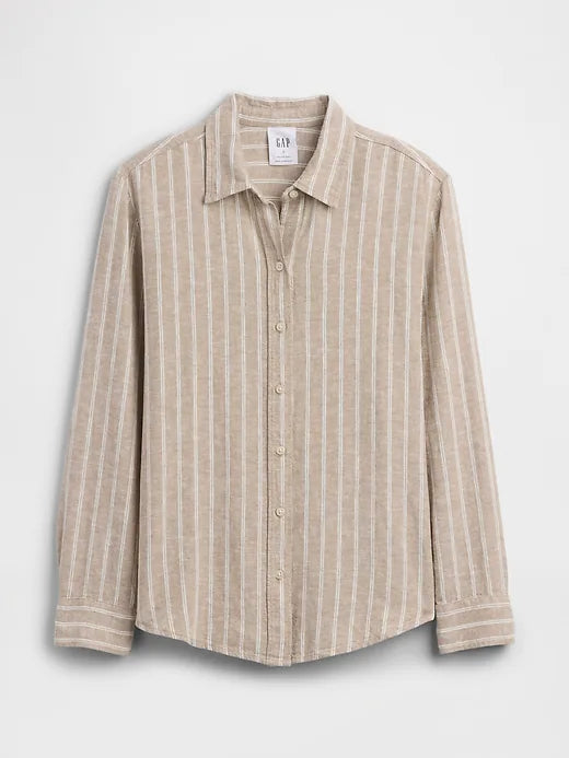 White Khaki Stripe