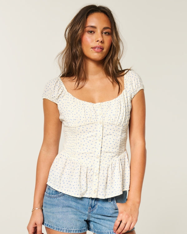 Cream Floral 