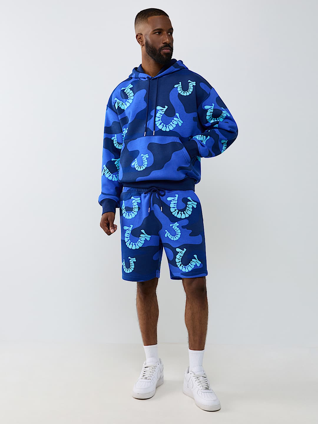 True Religion camo fleece hoodie