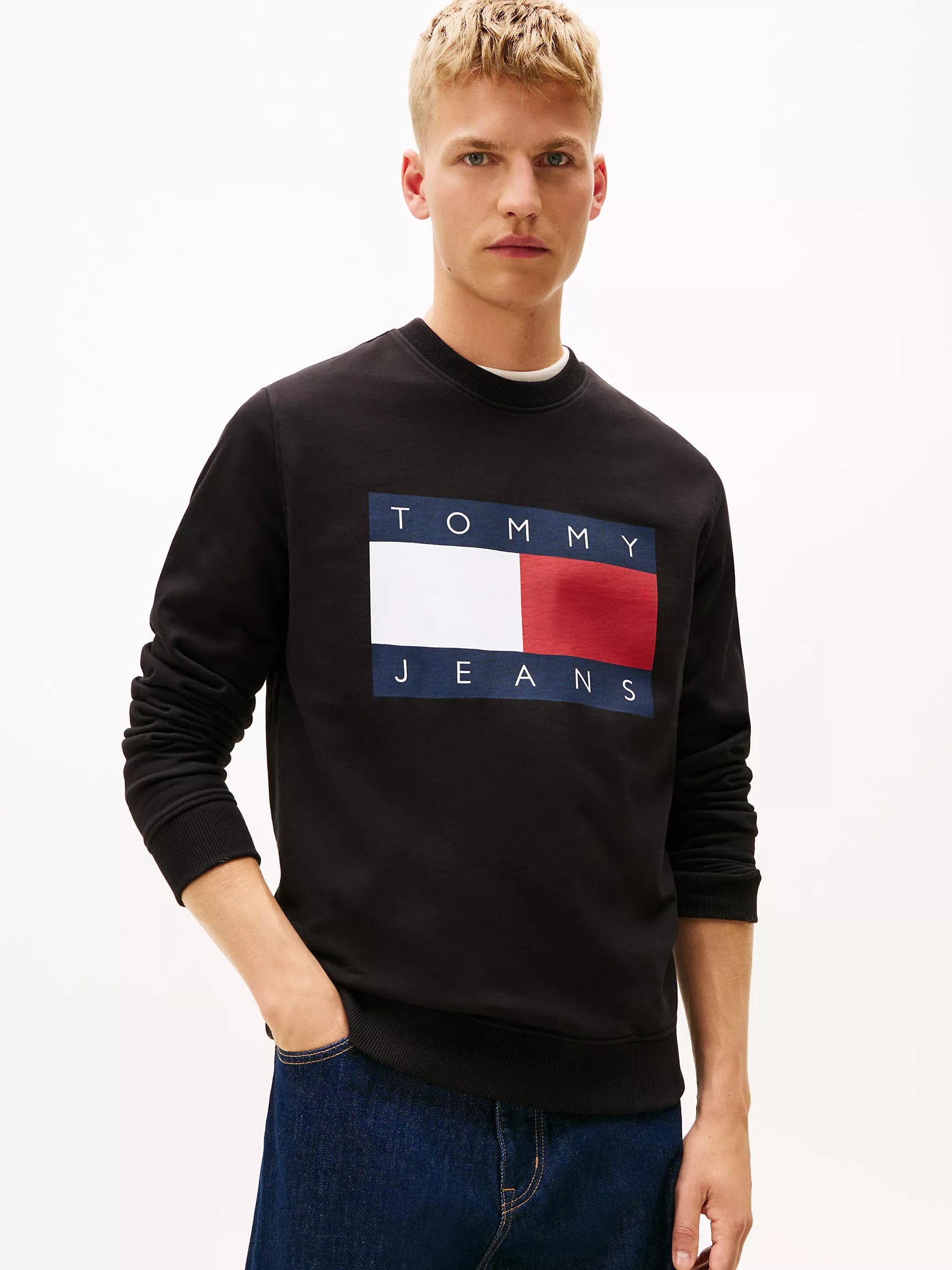 Tommy Hilfiger Tommy Jeans Big Flag Logo Sweatshirt