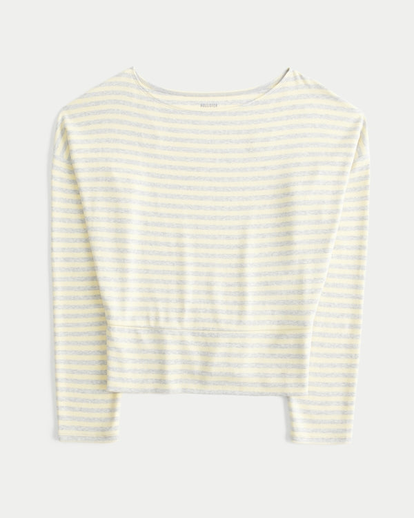 Hollister Banded Knit Off-the-Shoulder Top