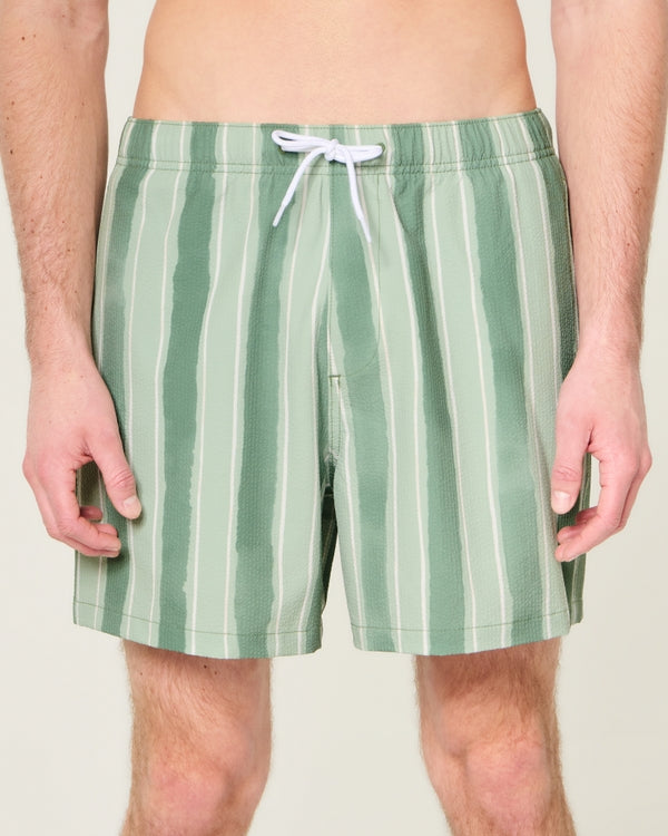 Green Tie-Dye Stripe 