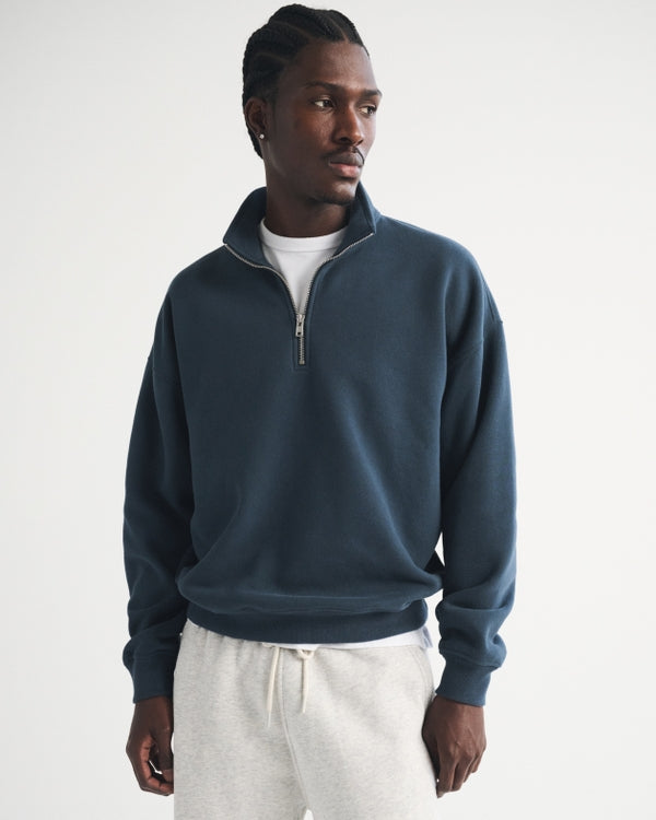 Abercrombie & Fitch Essential Half-Zip Sweatshirt
