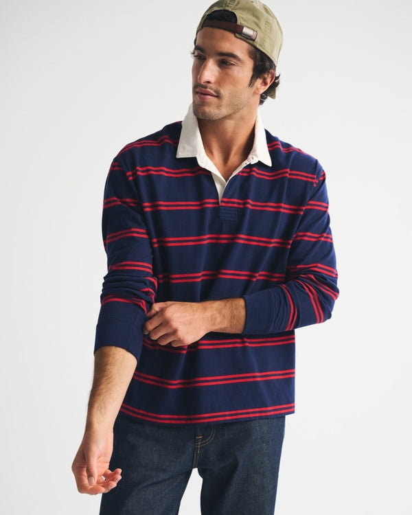 Abercrombie & Fitch Premium Heavyweight Rugby Polo