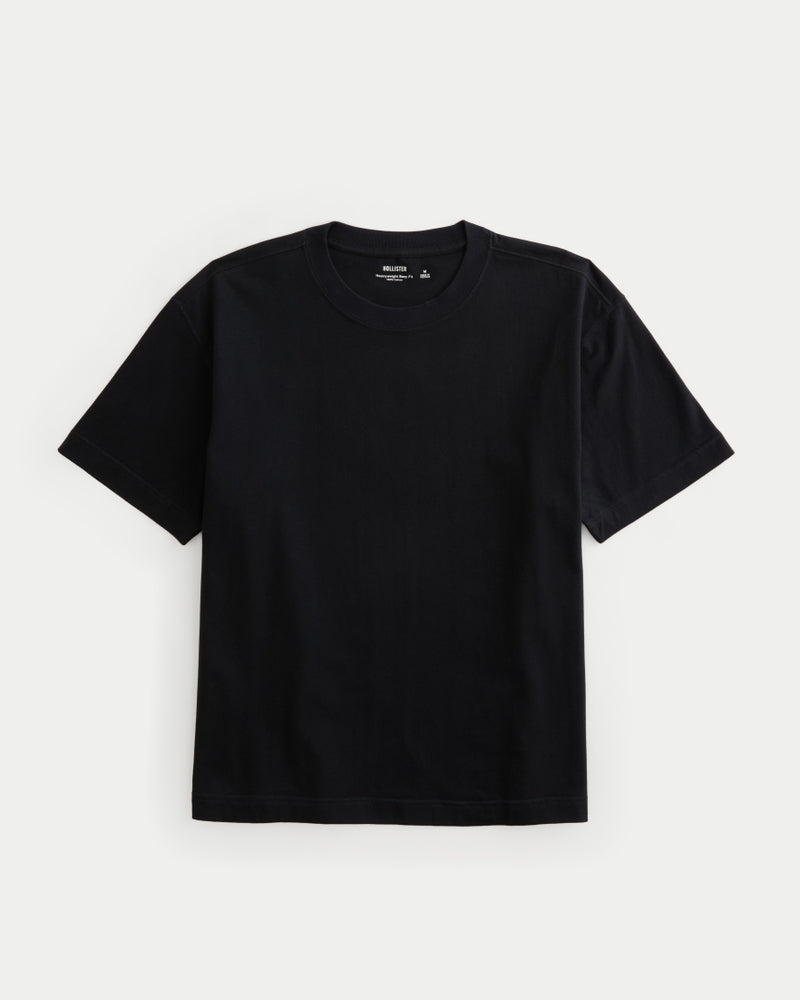 Hollister Boxy Heavyweight Crew T-Shirt