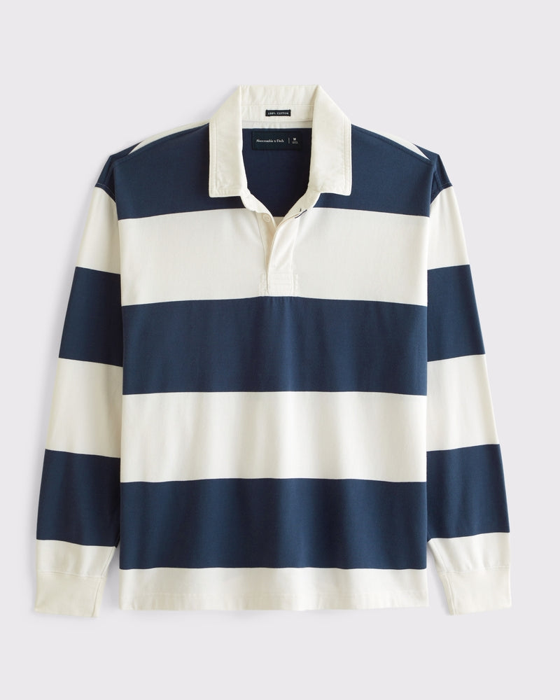 Abercrombie & Fitch Premium Heavyweight Rugby Polo