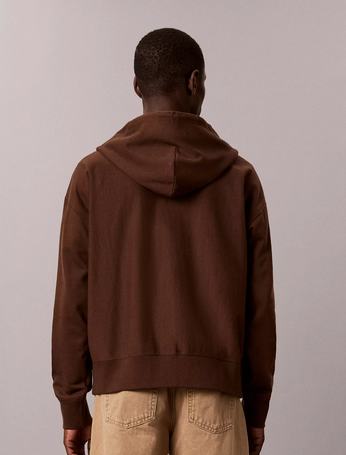 Calvin Klein Premium Terry Relaxed Zip Hoodie