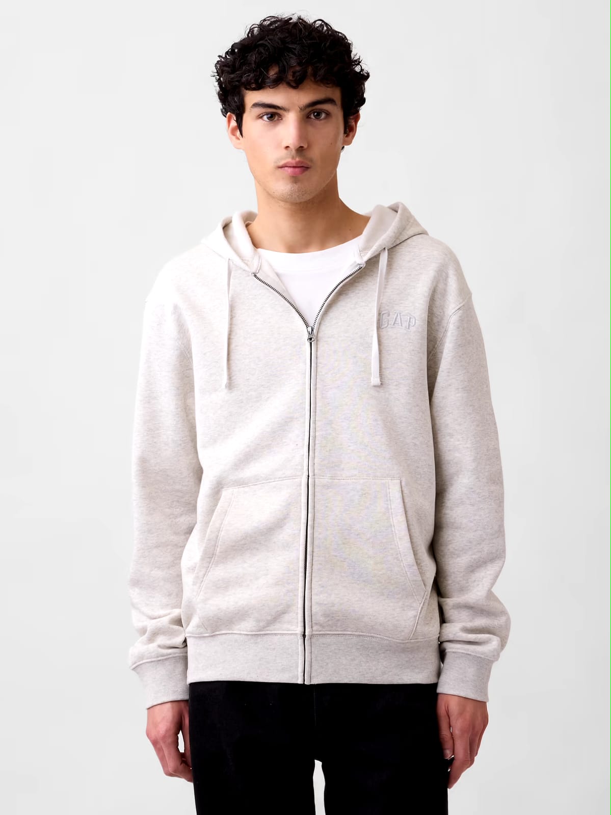 Relaxed Gap Logo Zip Hoodie