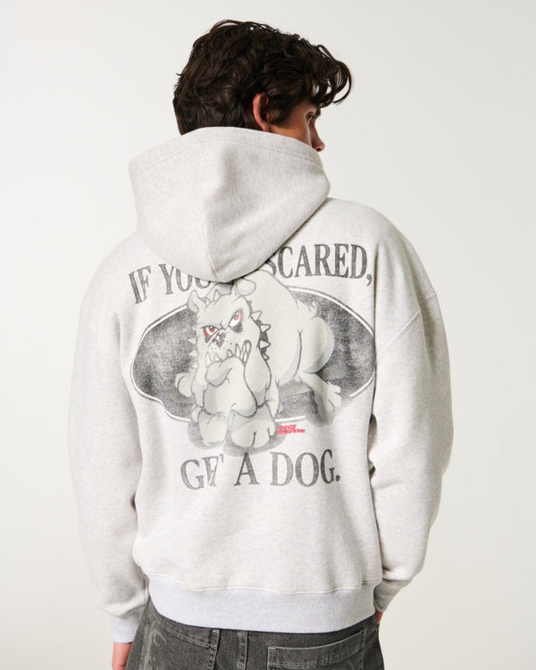 Hollister Boxy Zip-Up Hoodie