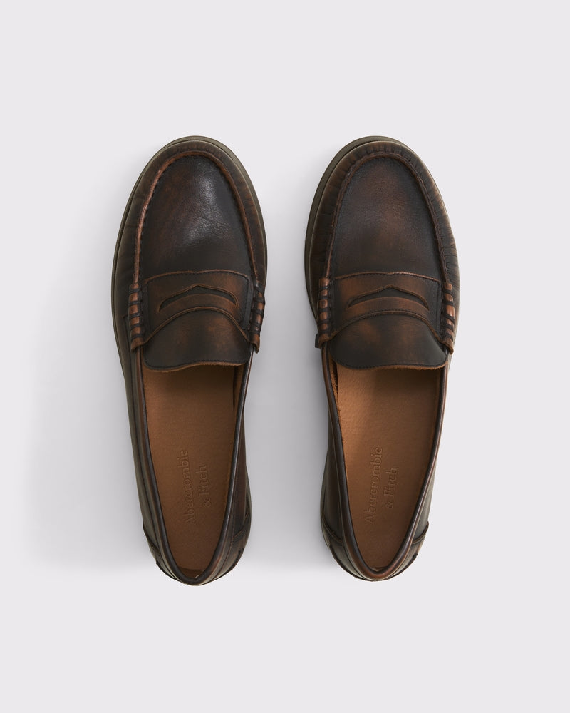Abercrombie & Fitch Leather Loafers