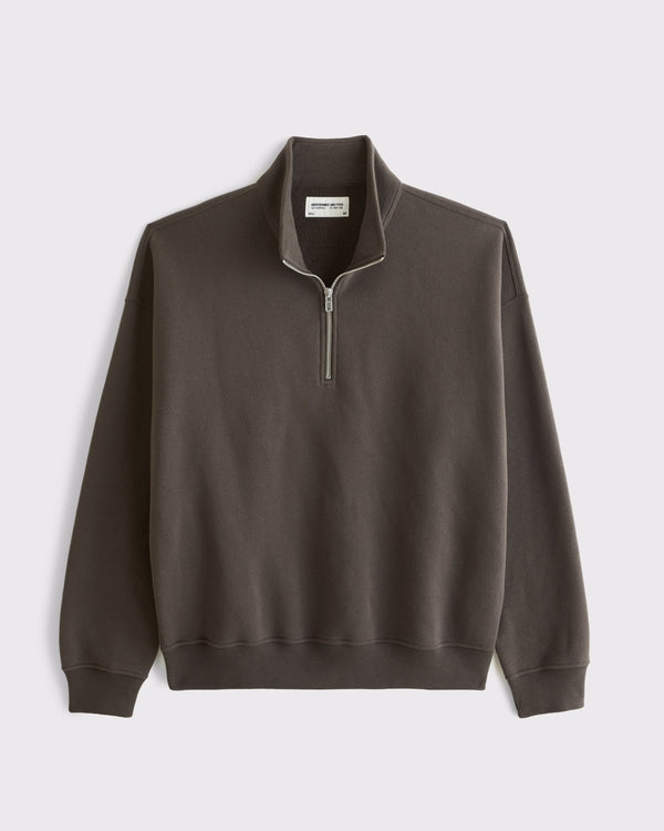 Abercrombie & Fitch Essential Half-Zip Sweatshirt