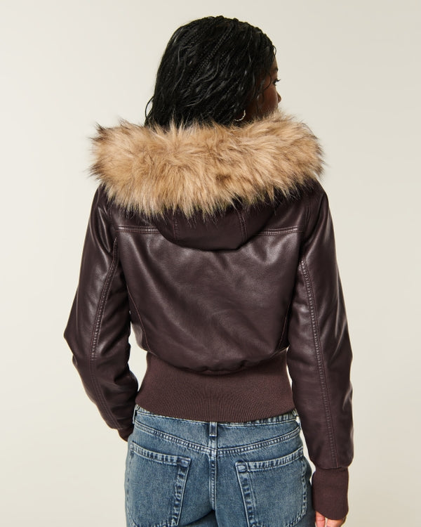 Hollister Peyton Faux Leather Jacket