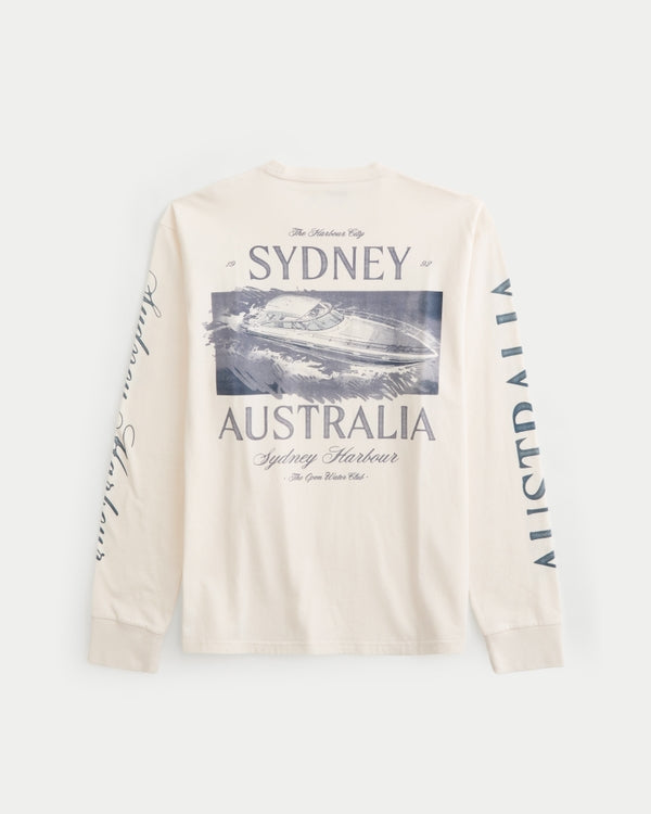 Hollister Relaxed Cotton Long-Sleeve Striped Tee