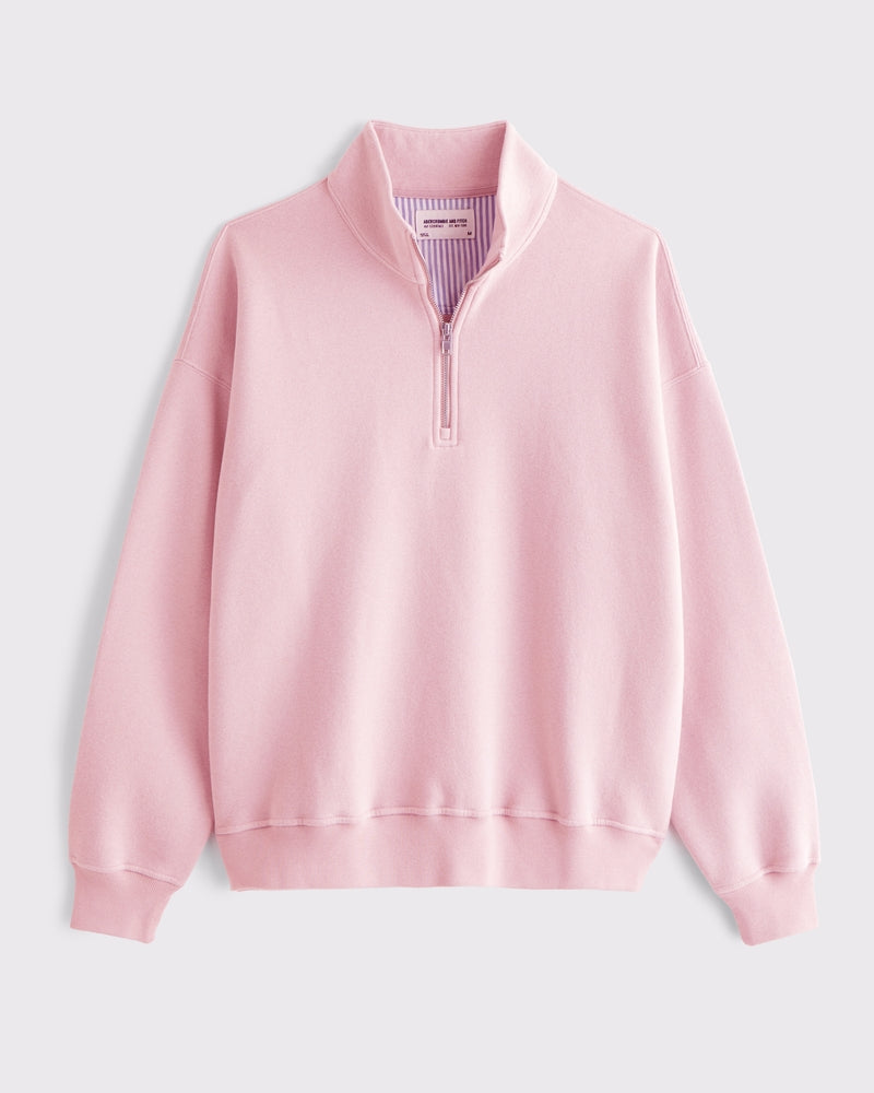 Abercrombie & Fitch Essential Half-Zip Sweatshirt