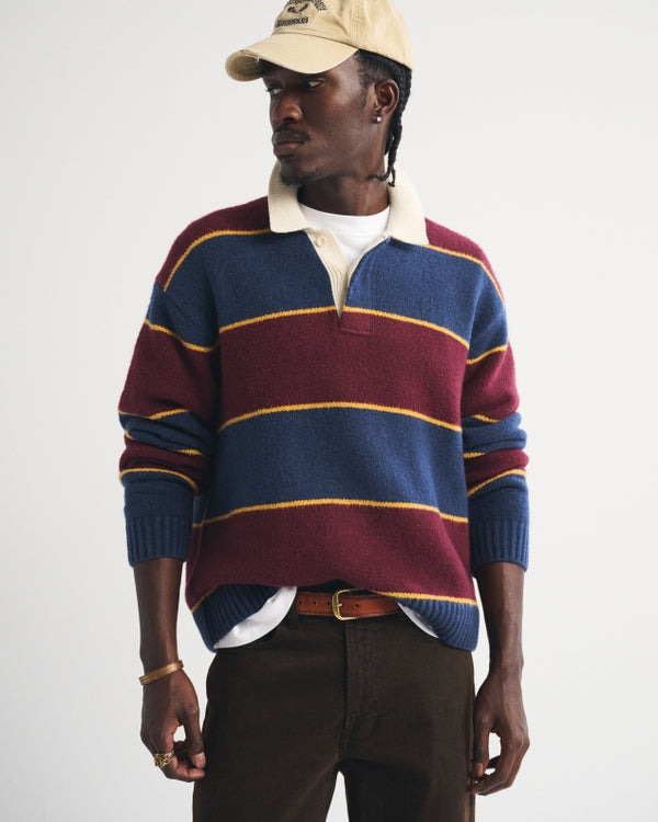 Abercrombie & Fitch Rugby Sweater Polo