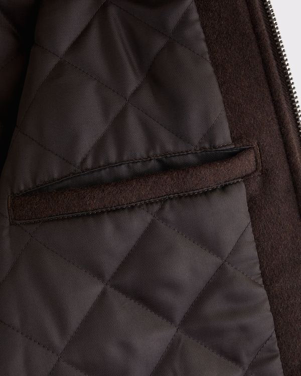 Abercrombie & Fitch Wool-Blend Zip Jacket