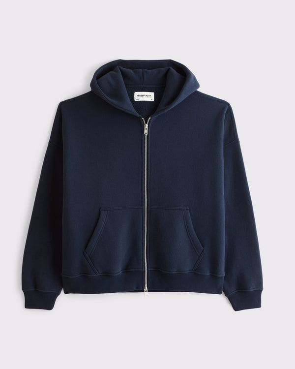 Abercrombie & Fitch Essential Full-Zip Hoodie