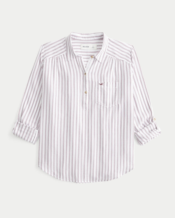 Hollister Pearl Popover Shirt