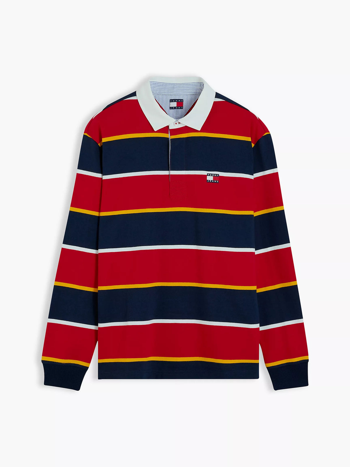 Tommy Hilfiger Tommy Jeans Relaxed Striped Rugby Polo
