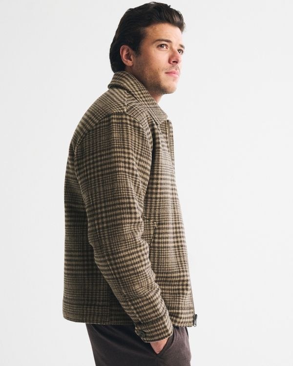 Abercrombie & Fitch Wool-Blend Zip Jacket