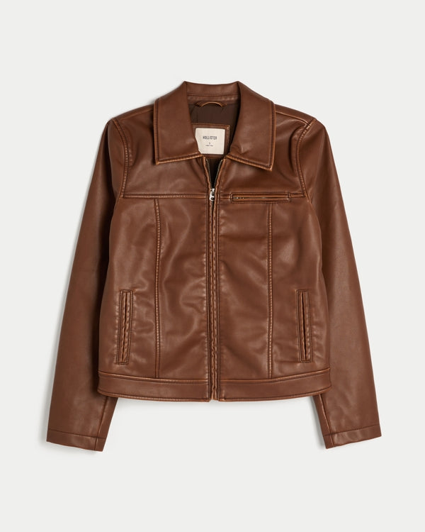 Hollister Faux Leather Jacket