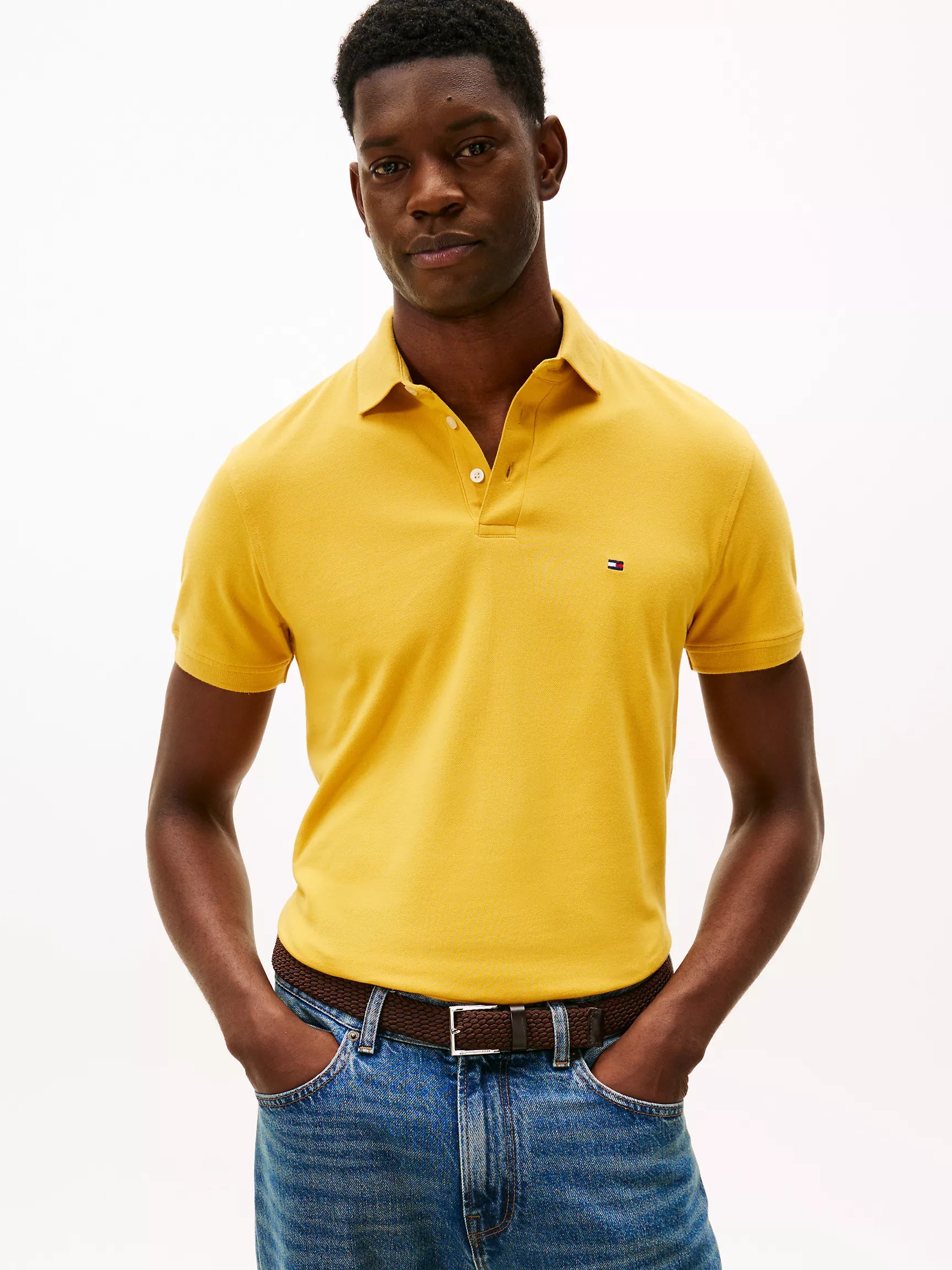 Tommy Hilfiger Slim Fit Stretch Pique Polo