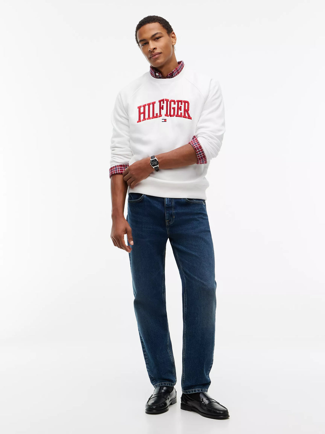 Tommy Hilfiger Varsity Hilfiger Logo Raglan Sweatshirt